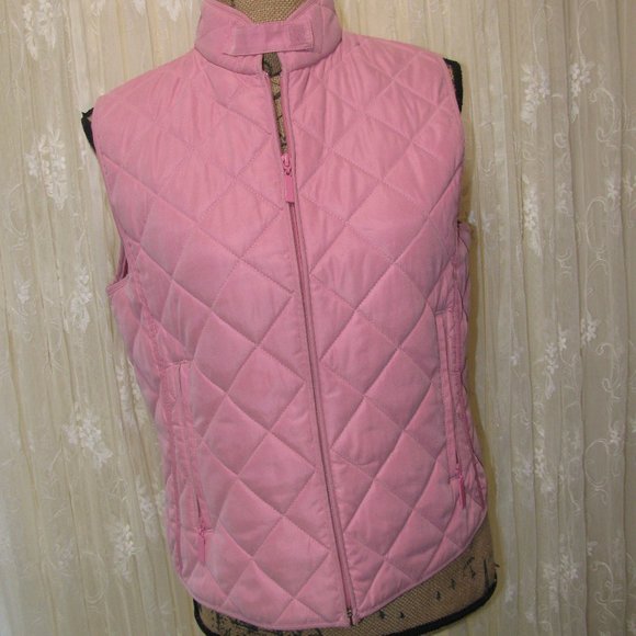 Pink Quilted Vest - Picture 1 of 8